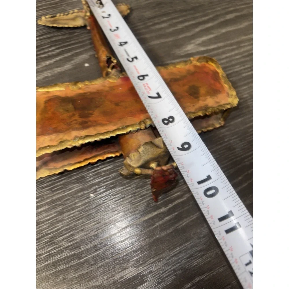 Metal  Airplane Copper Tin Art‎ Works Vintage Plane